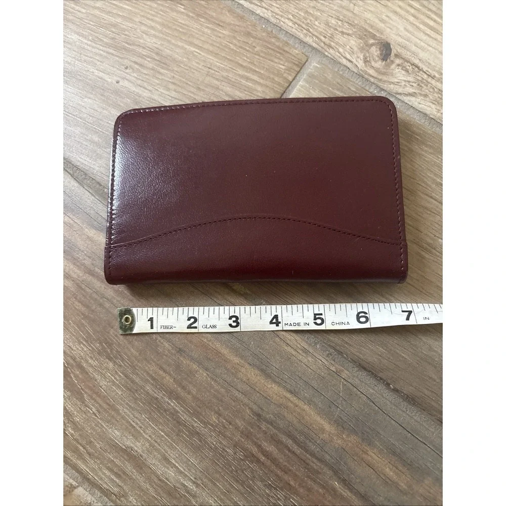 OLIVIER Genuine Brown Leather Planner Organizer Address/Phone Case 4